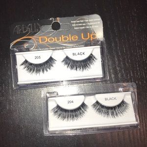 Ardell double up false lashes in 205 and 204 black